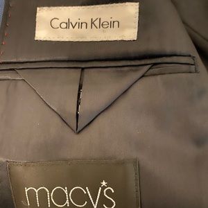 Men’s 3 piece Sharkskin Blue Suit